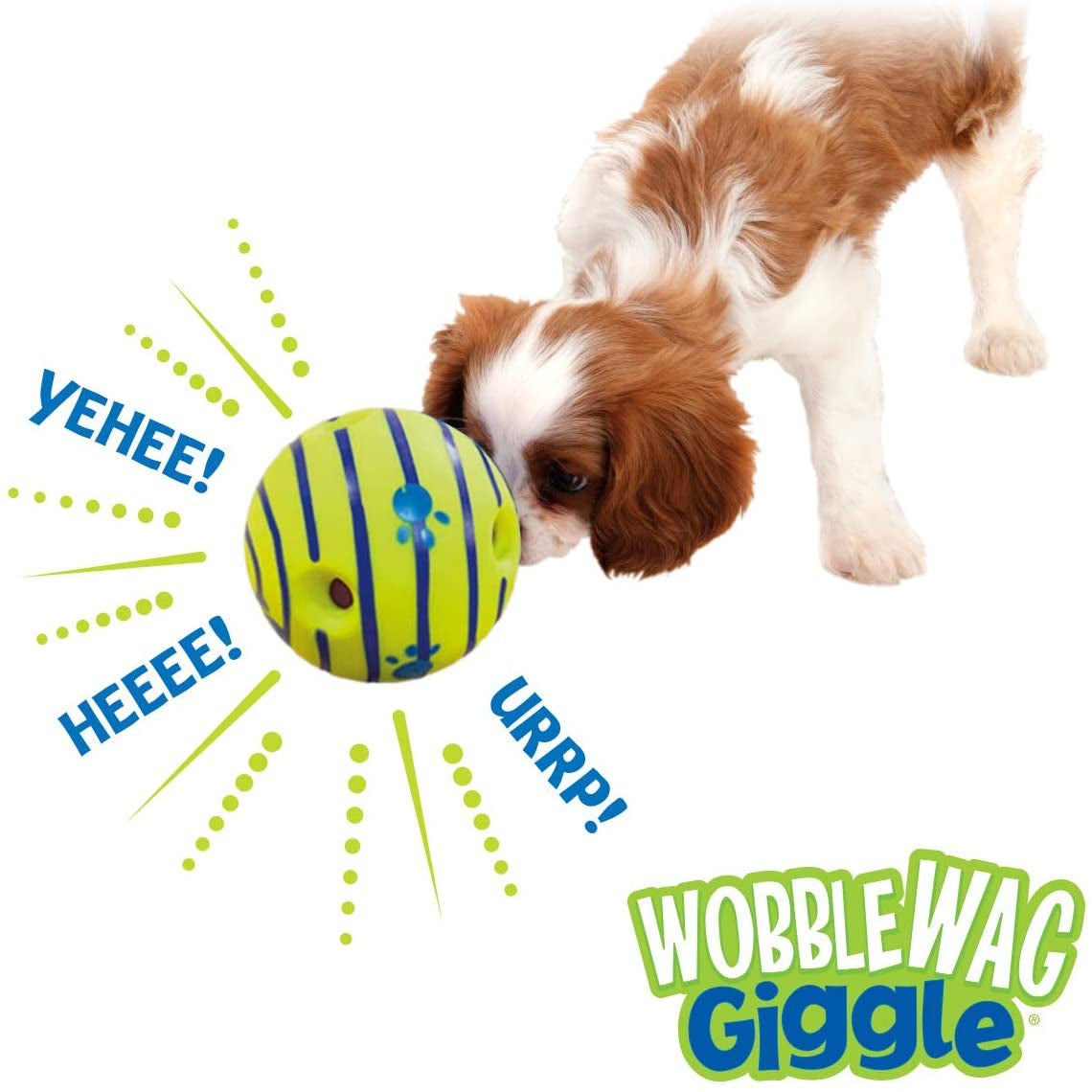 Wobble Wag Giggle Glow Ball Interactive Dog Toy Know Best as Seen on TV