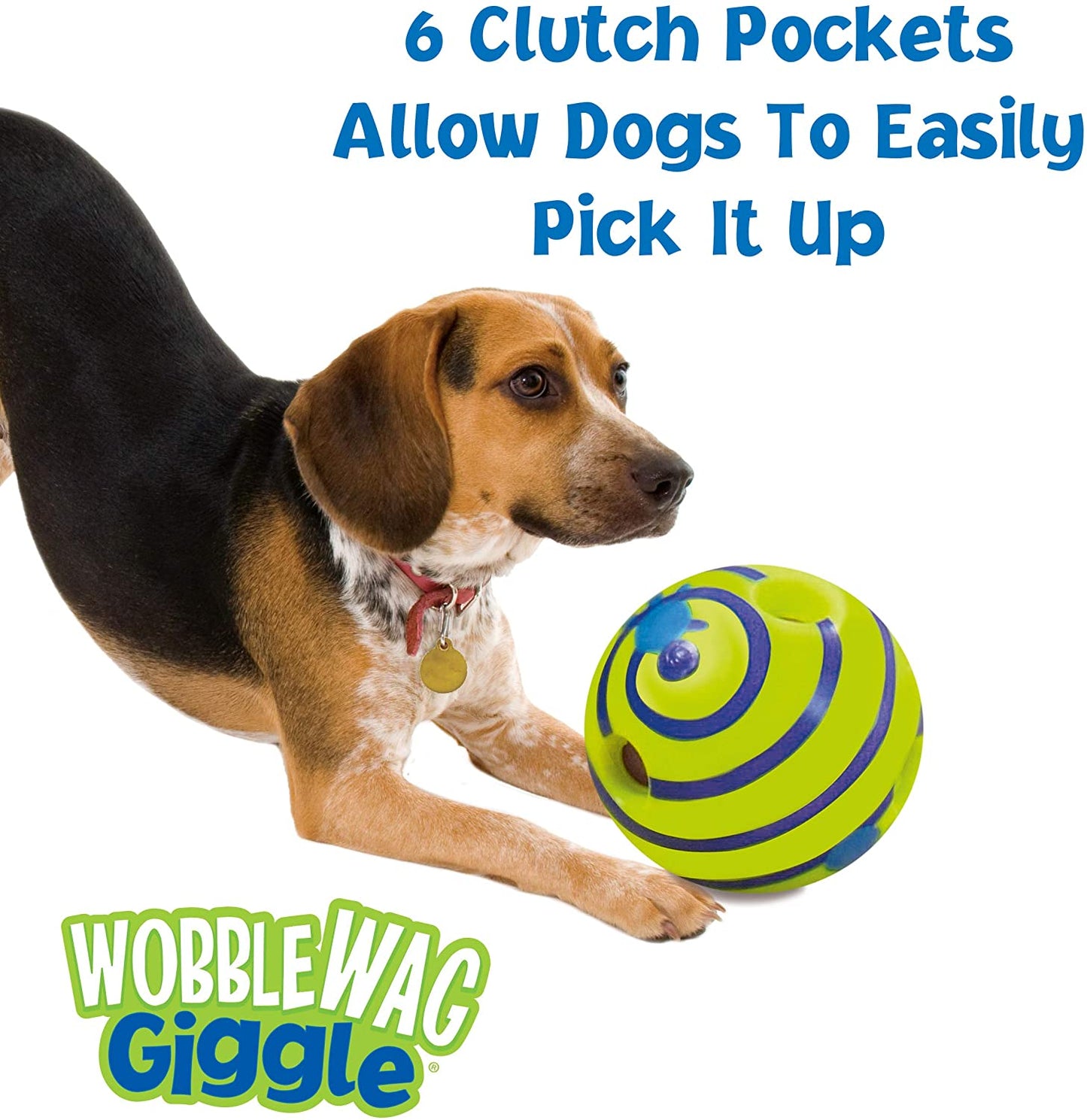 Wobble Wag Giggle Glow Ball Interactive Dog Toy Know Best as Seen on TV