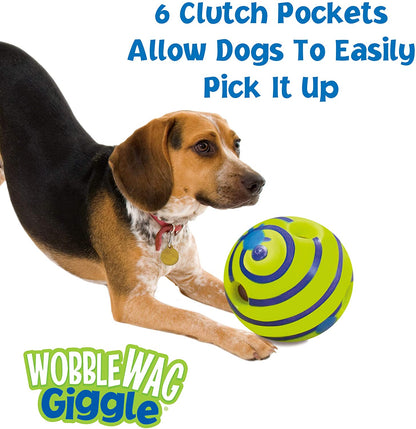 Wobble Wag Giggle Glow Ball Interactive Dog Toy Know Best as Seen on TV