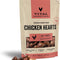 Freeze Dried Raw Single Ingredient Dog Treats, Chicken Hearts, 1.9 Oz