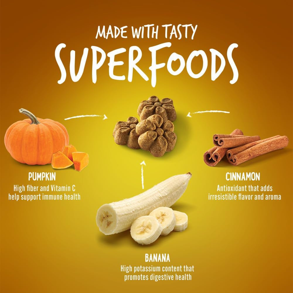 Dog Treats Pumpkin & Banana Flavor, 7 Oz