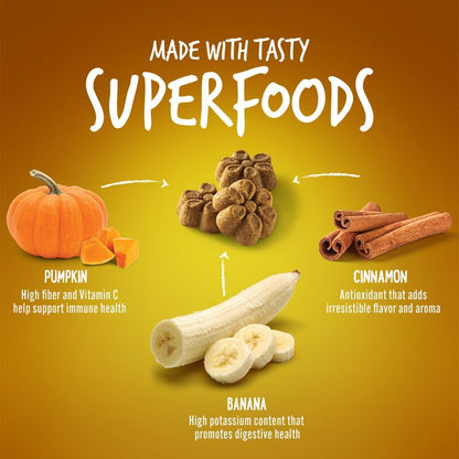 Dog Treats Pumpkin & Banana Flavor, 7 Oz