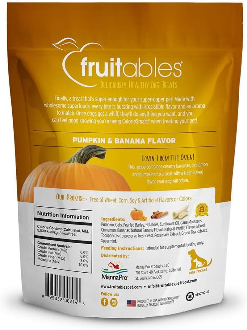 Dog Treats Pumpkin & Banana Flavor, 7 Oz