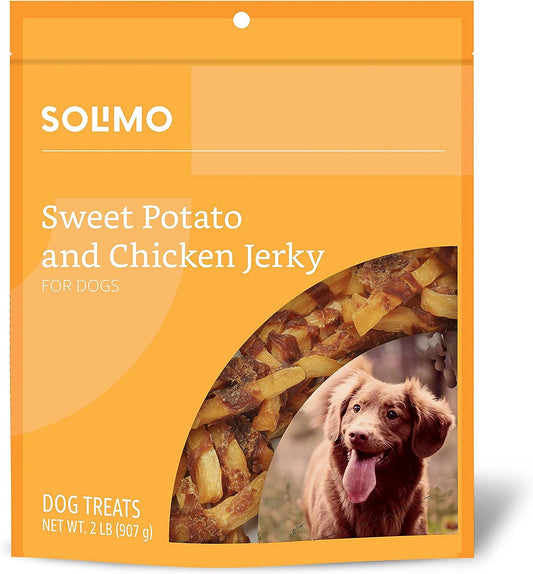 Amazon Brand -  Sweet Potato & Chicken Jerky Dog Treats, 2 Pounds