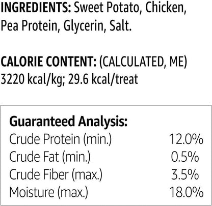 Amazon Brand -  Sweet Potato & Chicken Jerky Dog Treats, 2 Pounds