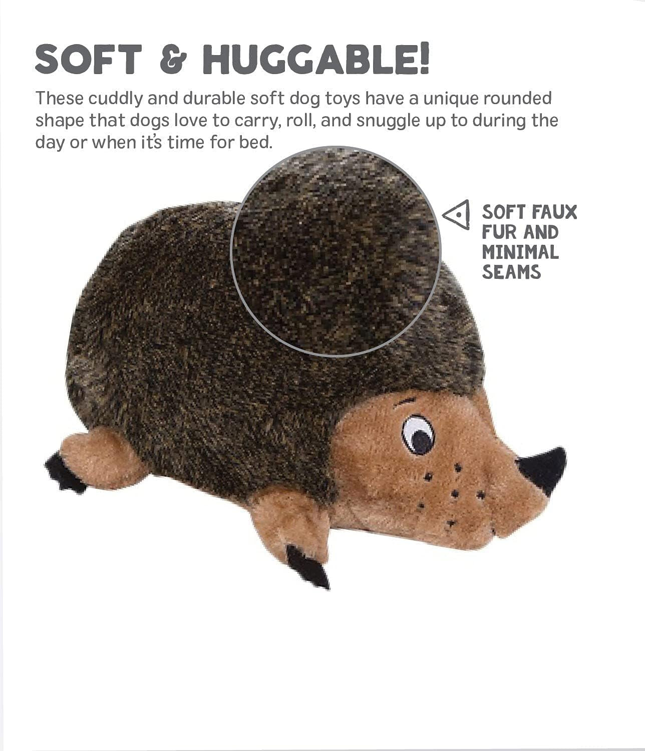 Hedgehog Plush Dog Toy, Medium