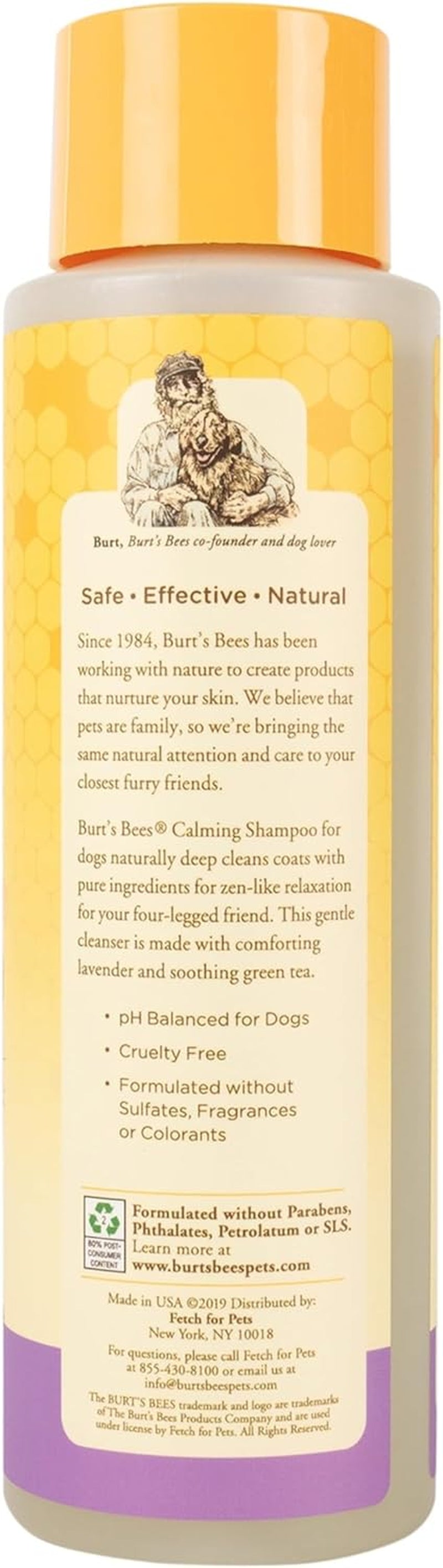 Naturally Derived Calming Dog Shampoo with Lavender and Green Tea - Cleansing Lavender Dog Shampoo - Cruelty Free, Made in USA, 16 Oz