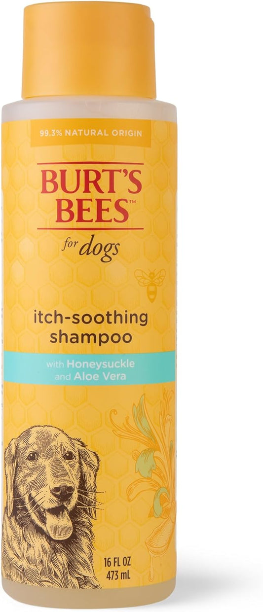 Itch Soothing Shampoo with Honeysuckle - Anti-Itch Dog Shampoo for Dogs with Sensitive Skin - Cruelty Free, Made in the USA, 16 Oz