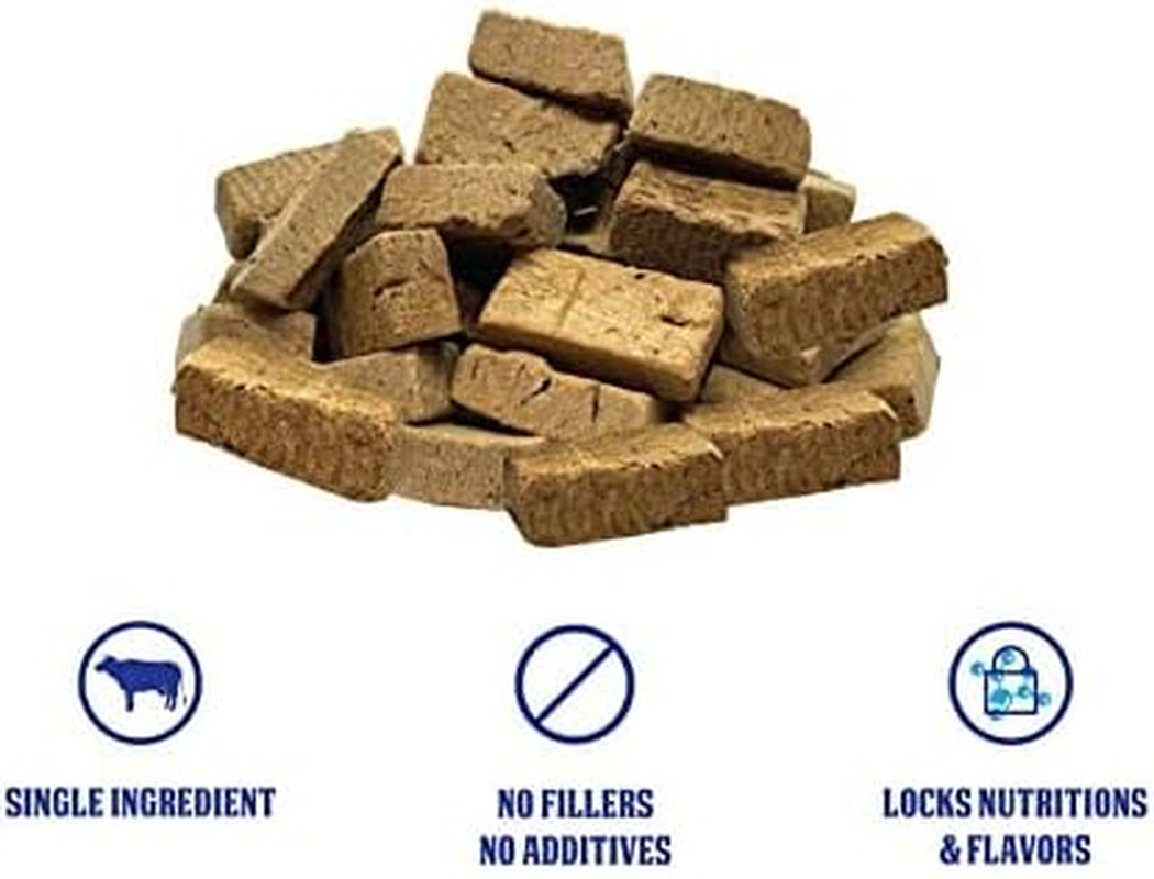 Liver Treats for Dogs & Cats, High-Protein Freeze Dried Beef Liver Snacks, Single Ingredient, No Additives, Perfect for Training, Sensitive Diets, Value Bulk Pack 17.6 Oz