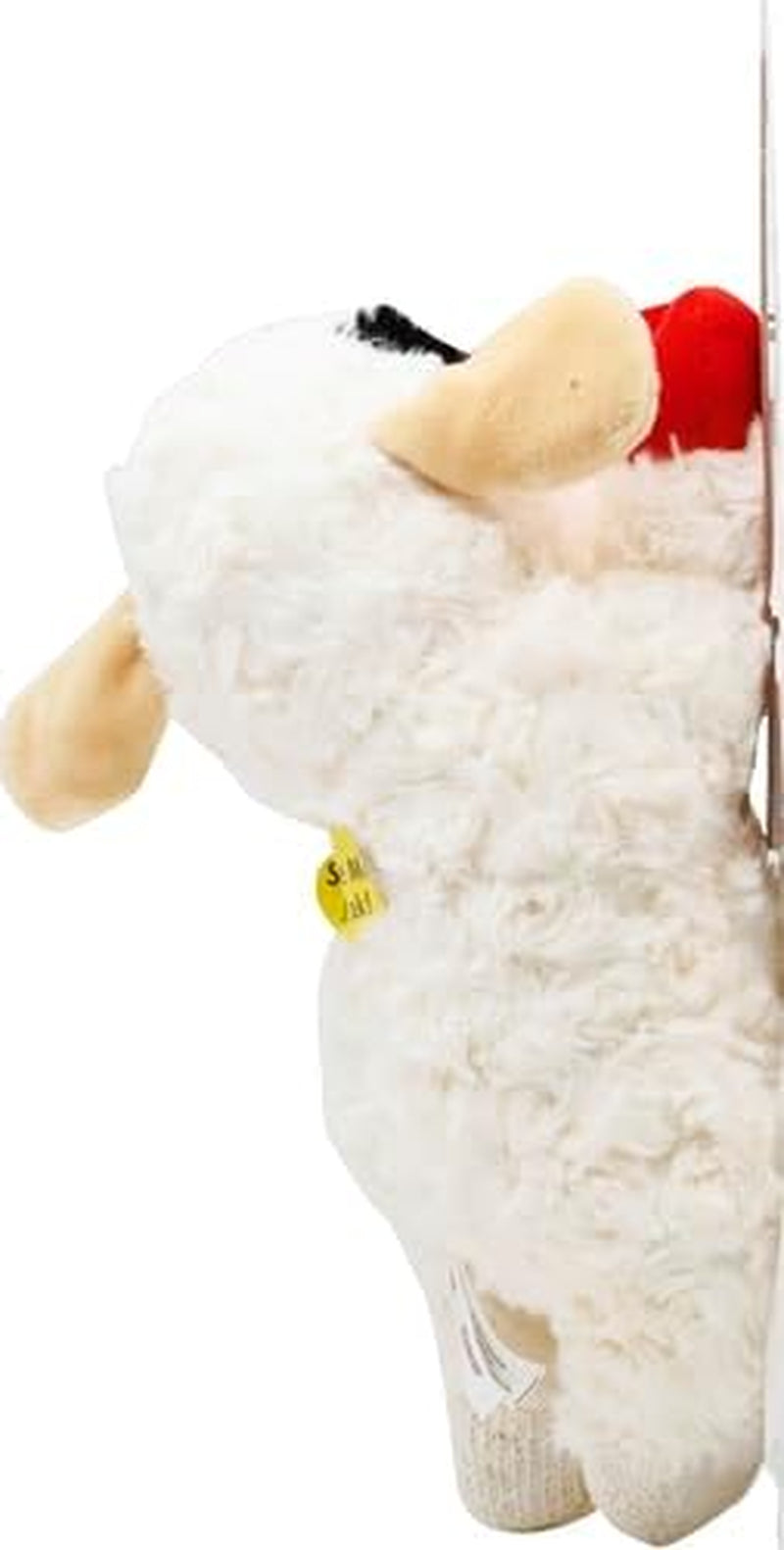 Plush Dog Toy, Lambchop, 10" Regular, White, Large