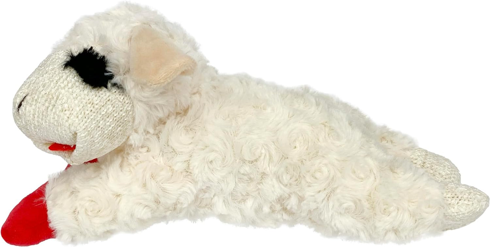 Plush Dog Toy, Lambchop, 10" Regular, White, Large