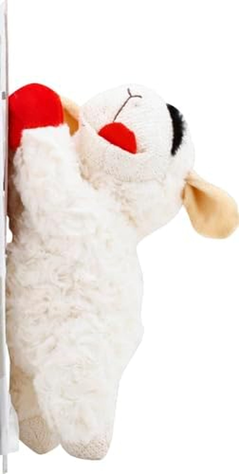 Plush Dog Toy, Lambchop, 10" Regular, White, Large