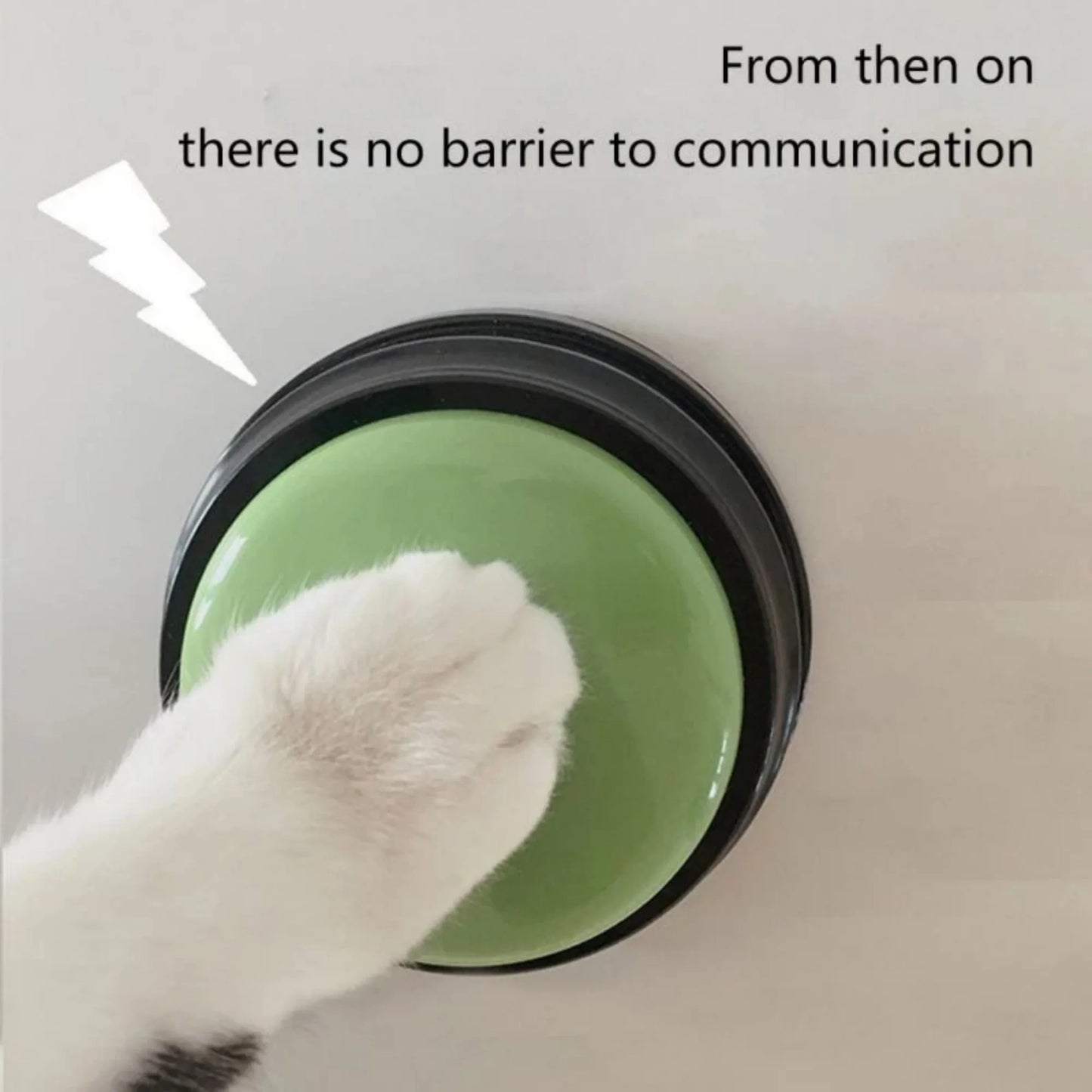 Dog Communication Voice Recording Button for Pet Training Buzzer 30 Seconds