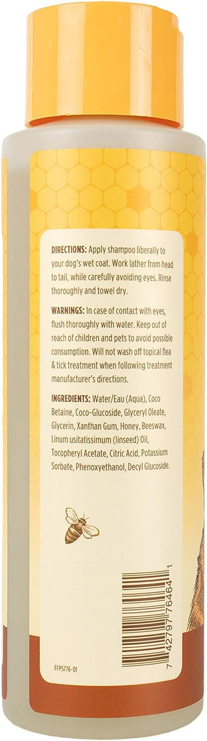 Naturally Derived Shed Control Shampoo with Omega 3 and Vitamin E Shedding Dog Shampoo Cruelty Free, Formulated without Sulfates and Parabens, Ph Balanced, 16 Fl Oz - 2 Pack