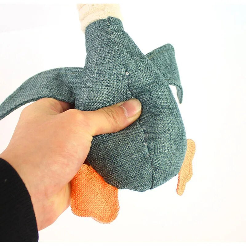 Pet Mallard Duck Dog Toy for Aggressive Chewers